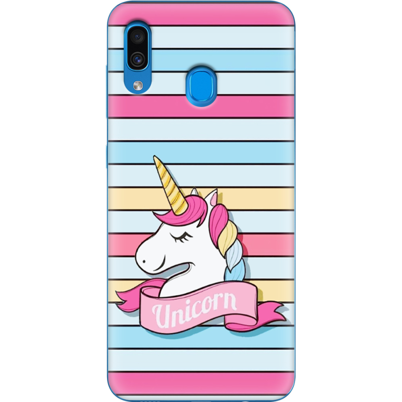 Чехол Uprint Samsung A305 Galaxy A30 Unicorn