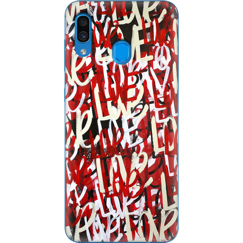 Чехол Uprint Samsung A305 Galaxy A30 Love Graffiti