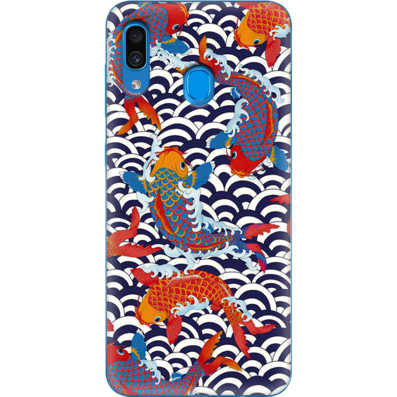 Чехол Uprint Samsung A305 Galaxy A30 Koi Fish