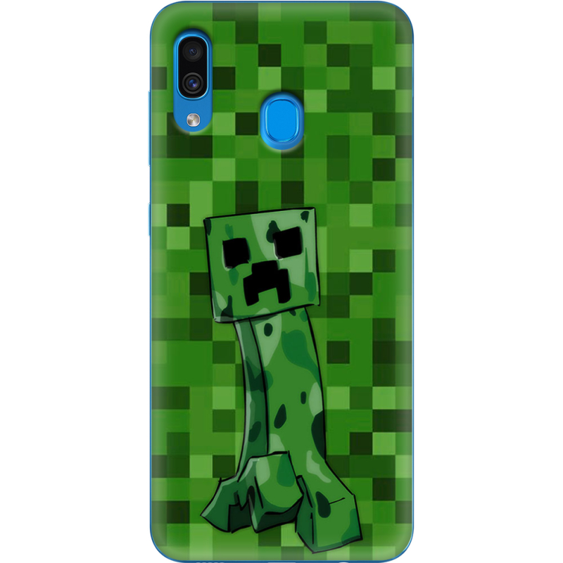 Чехол Uprint Samsung A305 Galaxy A30 Minecraft Creeper