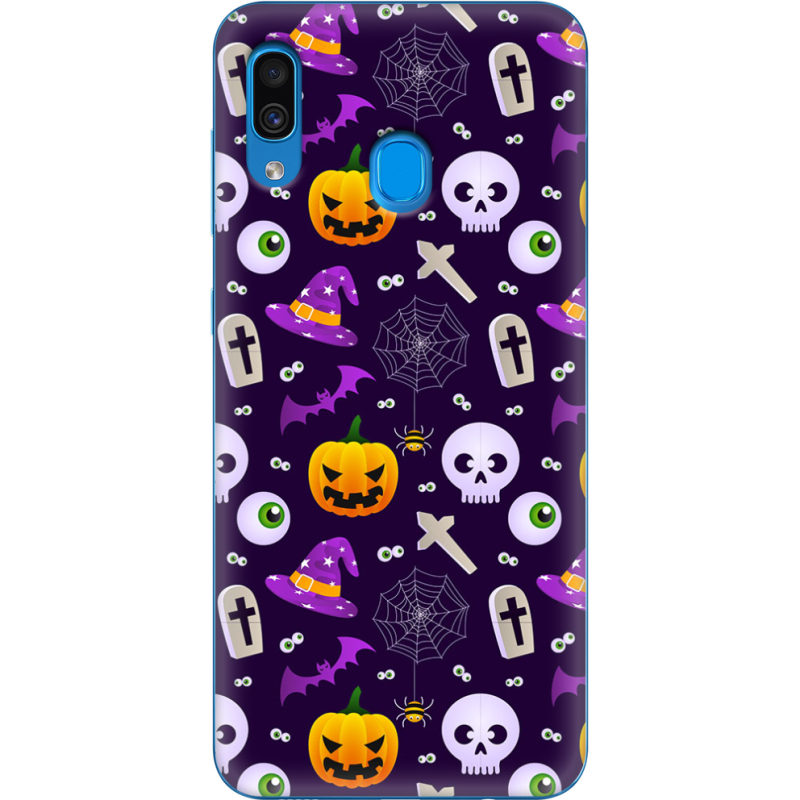 Чехол Uprint Samsung A305 Galaxy A30 Halloween Purple Mood