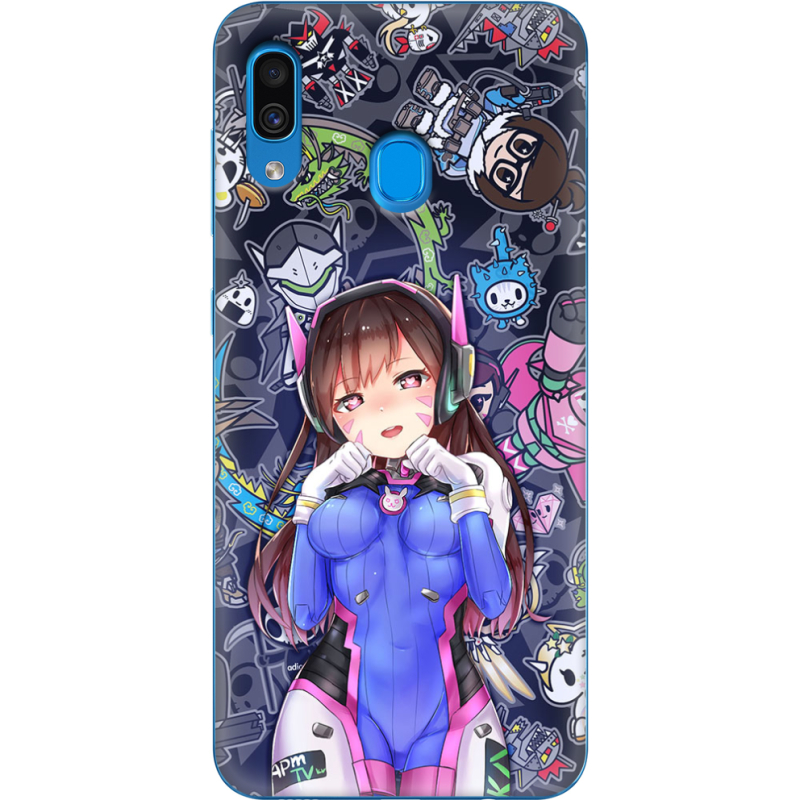 Чехол Uprint Samsung A305 Galaxy A30 Overwatch D.VA