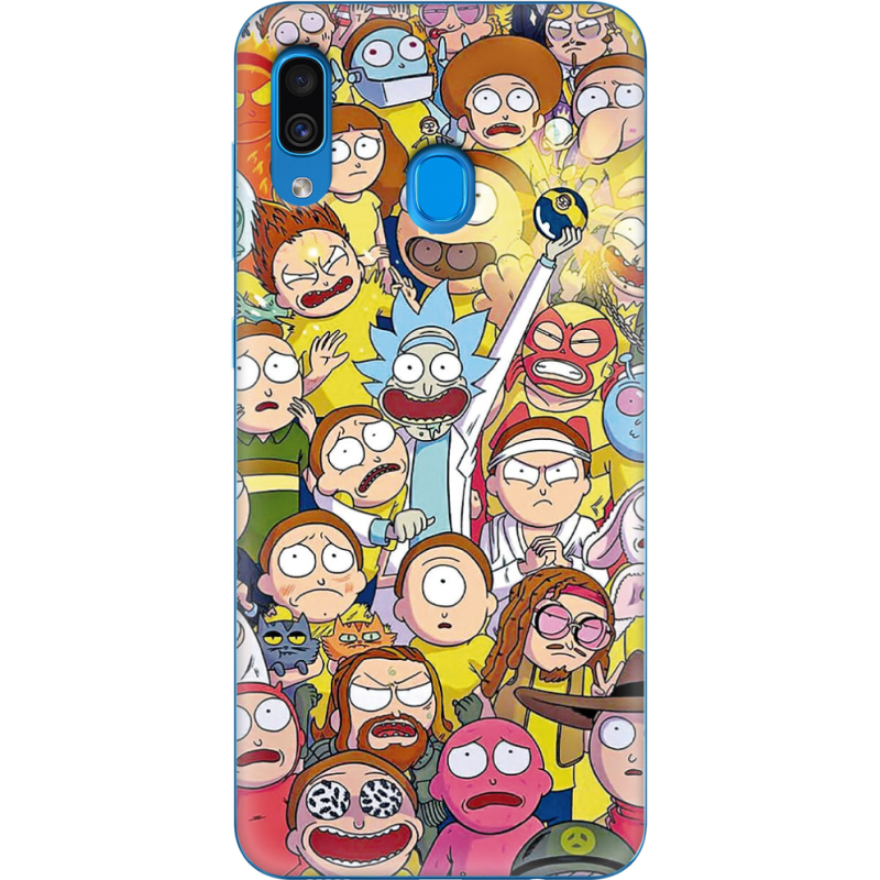 Чехол Uprint Samsung A305 Galaxy A30 Rick and Morty