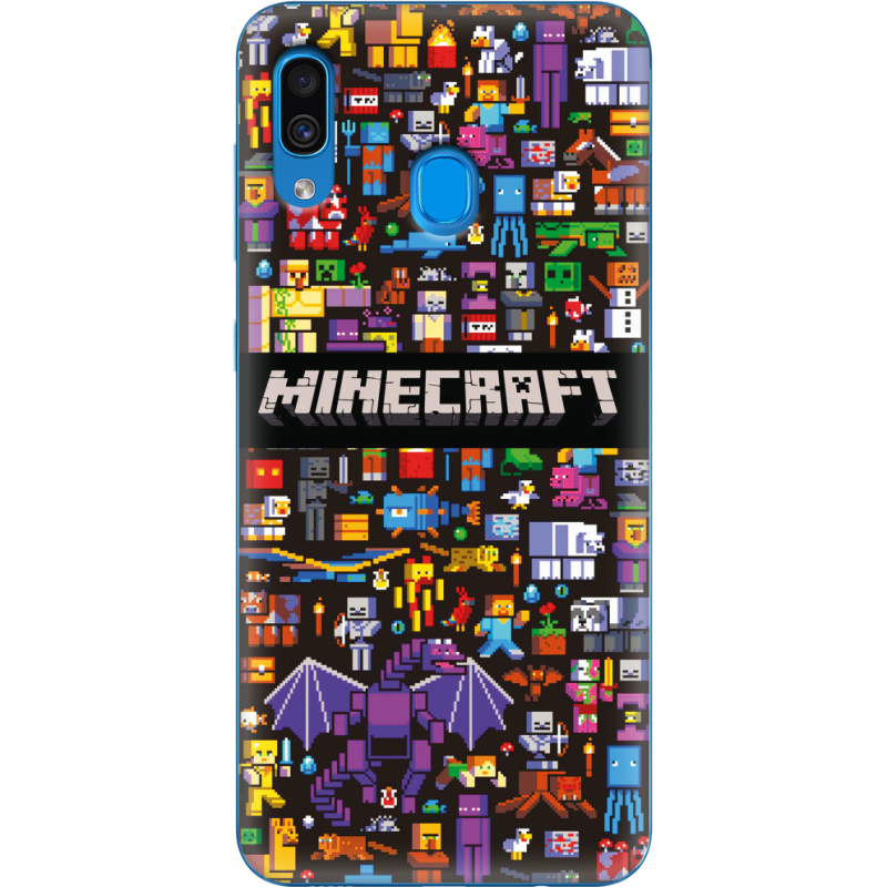 Чехол Uprint Samsung A305 Galaxy A30 Minecraft Mobbery