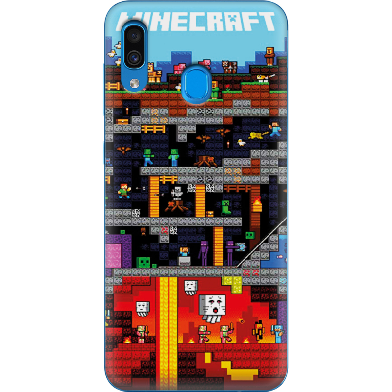 Чехол Uprint Samsung A305 Galaxy A30 Minecraft Lode Runner