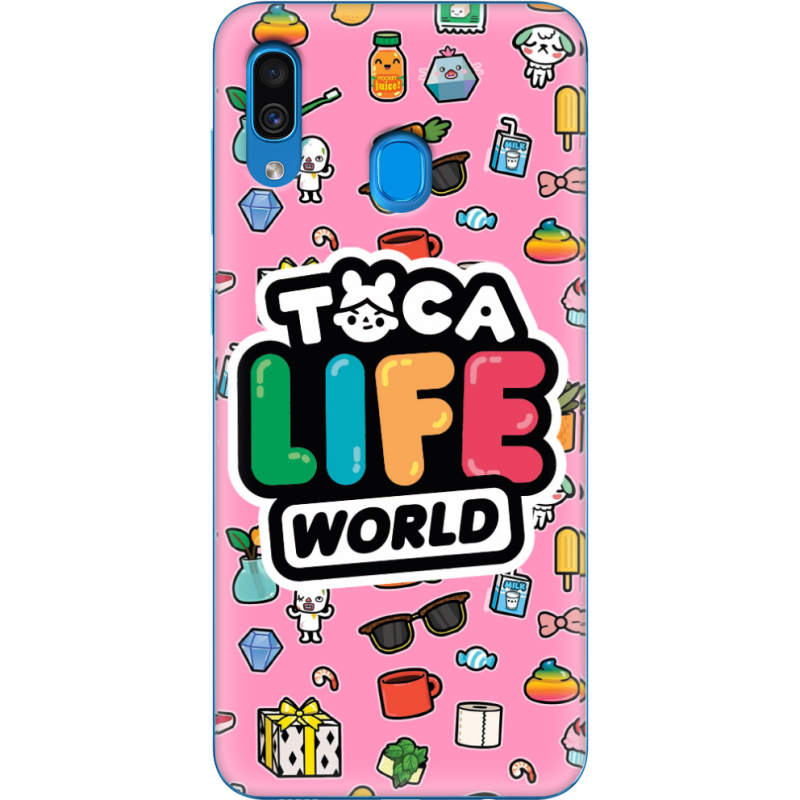 Чехол Uprint Samsung A305 Galaxy A30 Toca Boca Life World