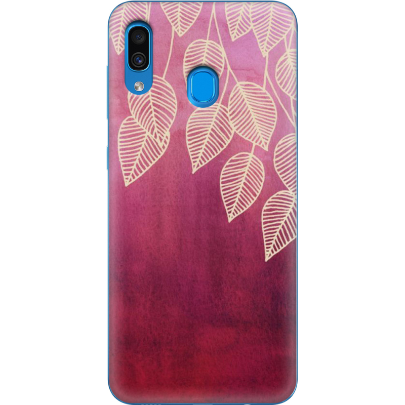 Чехол Uprint Samsung A305 Galaxy A30 Gold Leaves