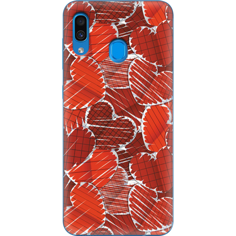 Чехол Uprint Samsung A305 Galaxy A30 Heart Strings