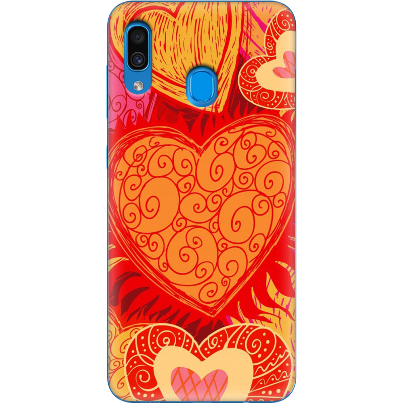 Чехол Uprint Samsung A305 Galaxy A30 Warm Hearts