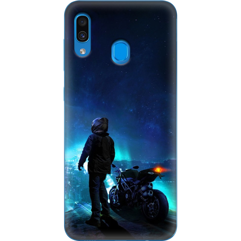 Чехол Uprint Samsung A305 Galaxy A30 Motorcyclist