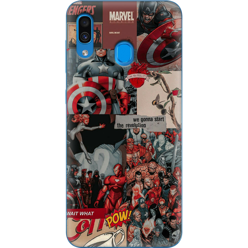 Чехол Uprint Samsung A305 Galaxy A30 Marvel Avengers