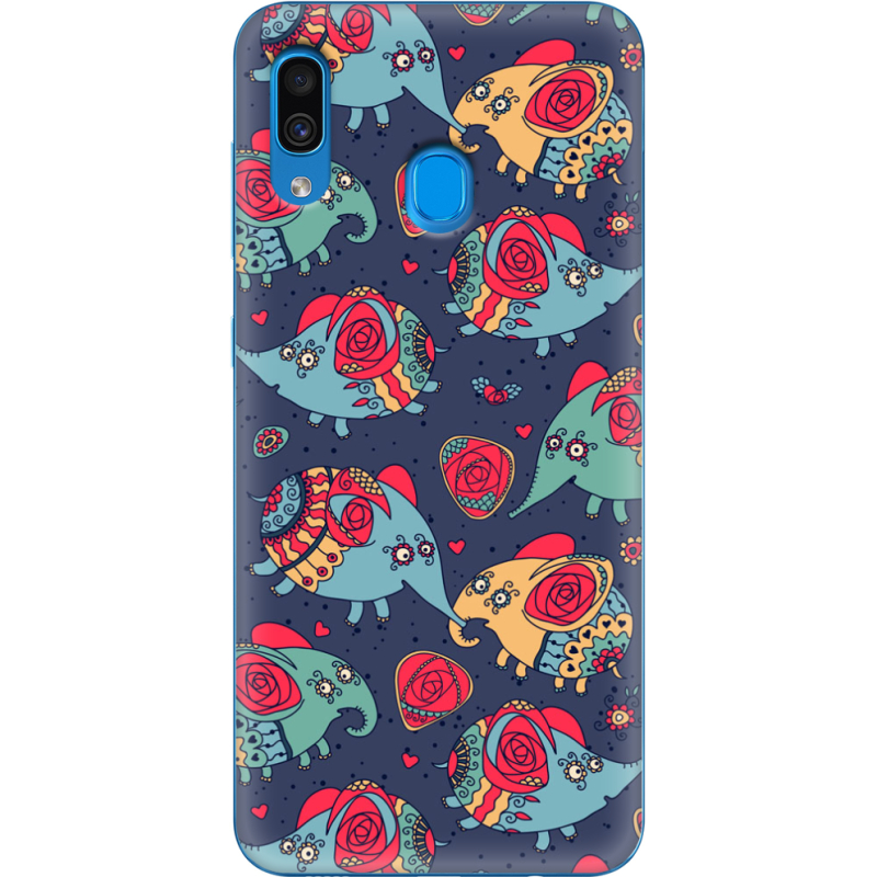 Чехол Uprint Samsung A305 Galaxy A30 Flying Elephants