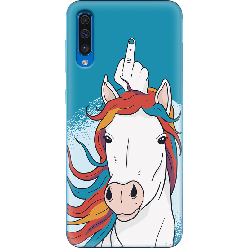 Чехол Uprint Samsung A505 Galaxy A50 Fuck Unicorn