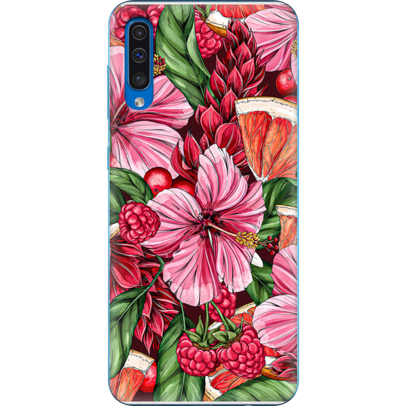 Чехол Uprint Samsung A505 Galaxy A50 Tropical Flowers