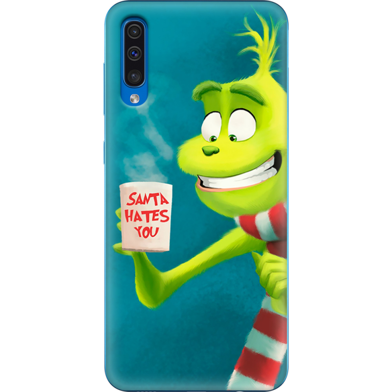 Чехол Uprint Samsung A505 Galaxy A50 Santa Hates You