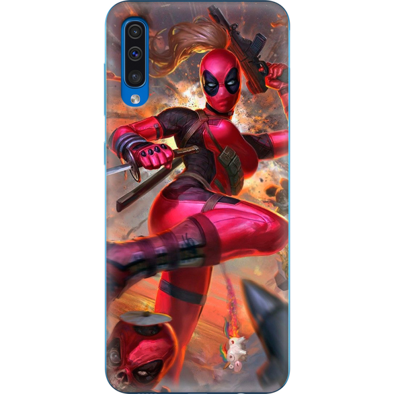 Чехол Uprint Samsung A505 Galaxy A50 Woman Deadpool