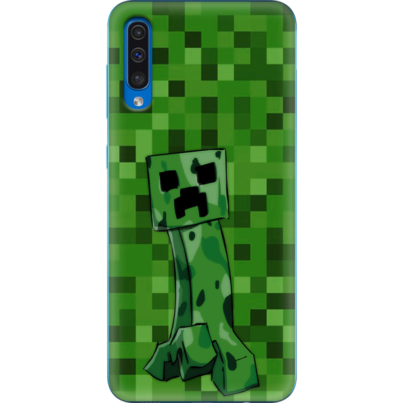 Чехол Uprint Samsung A505 Galaxy A50 Minecraft Creeper