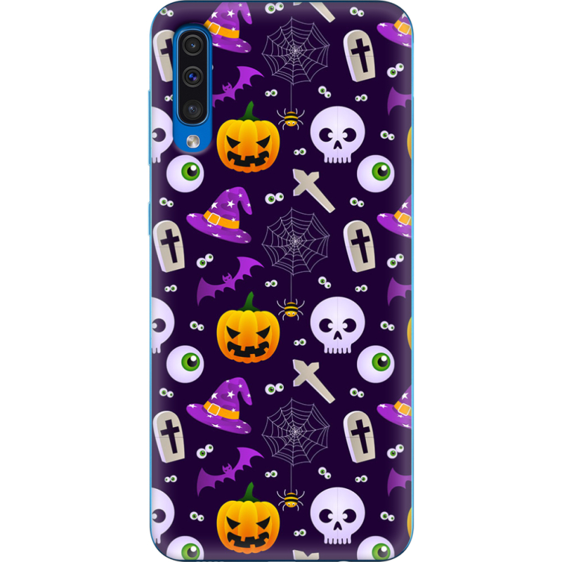 Чехол Uprint Samsung A505 Galaxy A50 Halloween Purple Mood