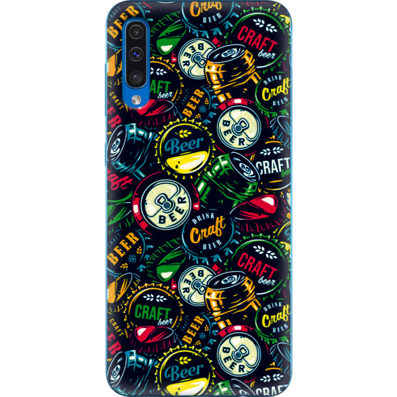 Чехол Uprint Samsung A505 Galaxy A50 Bottle Caps