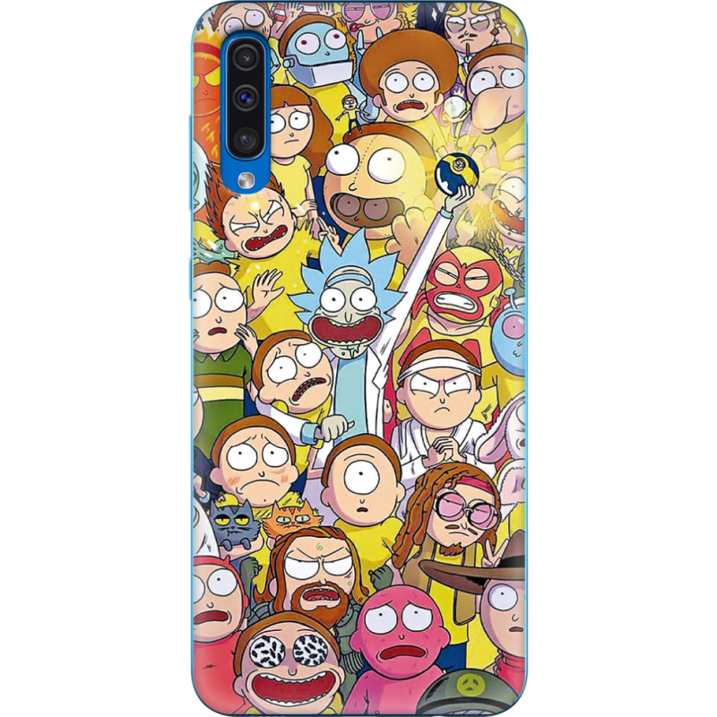 Чехол Uprint Samsung A505 Galaxy A50 Rick and Morty