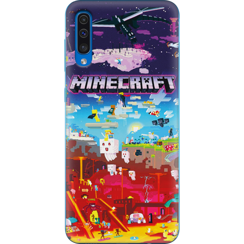 Чехол Uprint Samsung A505 Galaxy A50 Minecraft World Beyond