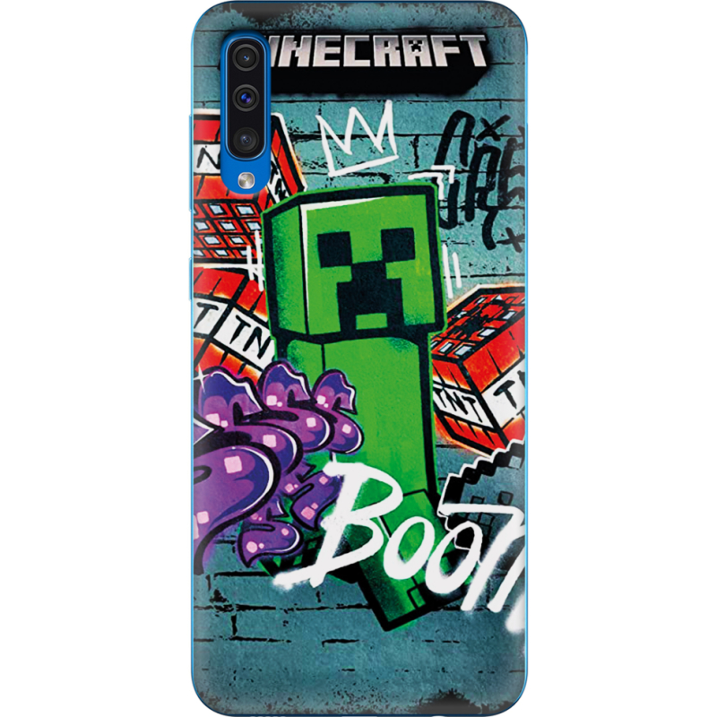 Чехол Uprint Samsung A505 Galaxy A50 Minecraft Graffiti