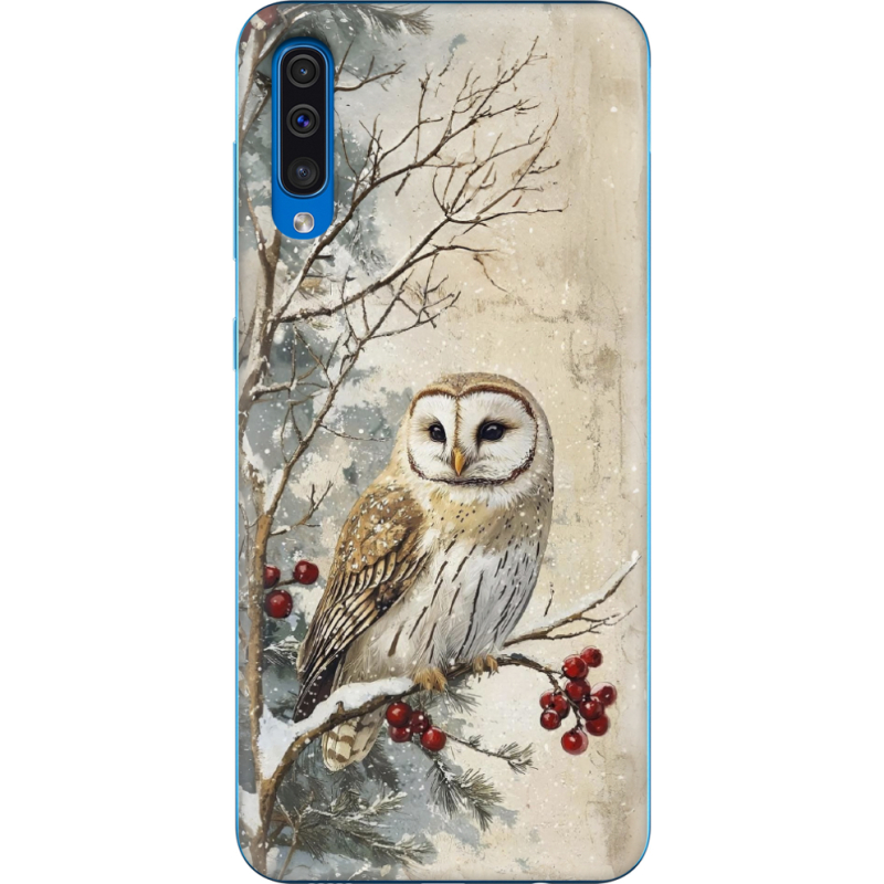 Чехол Uprint Samsung A505 Galaxy A50 Christmas Owl