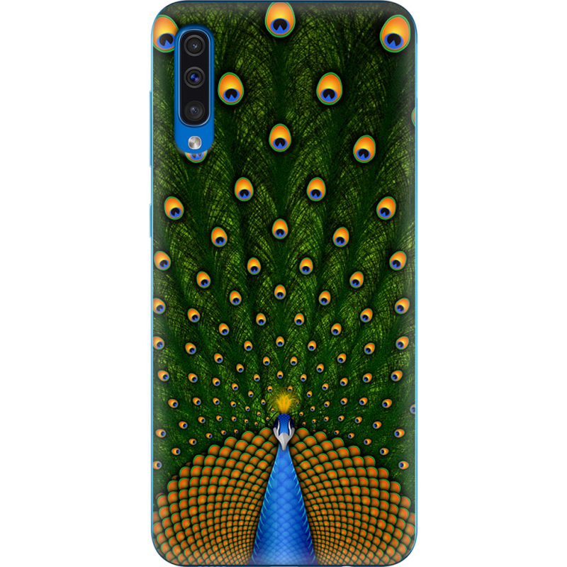 Чехол Uprint Samsung A505 Galaxy A50 Peacocks Tail