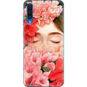 Чехол Uprint Samsung A505 Galaxy A50 Girl in Flowers