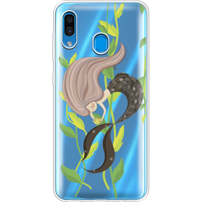 Прозрачный чехол Uprint Samsung A305 Galaxy A30 Cute Mermaid