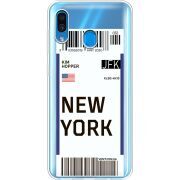 Прозрачный чехол Uprint Samsung A305 Galaxy A30 Ticket New York
