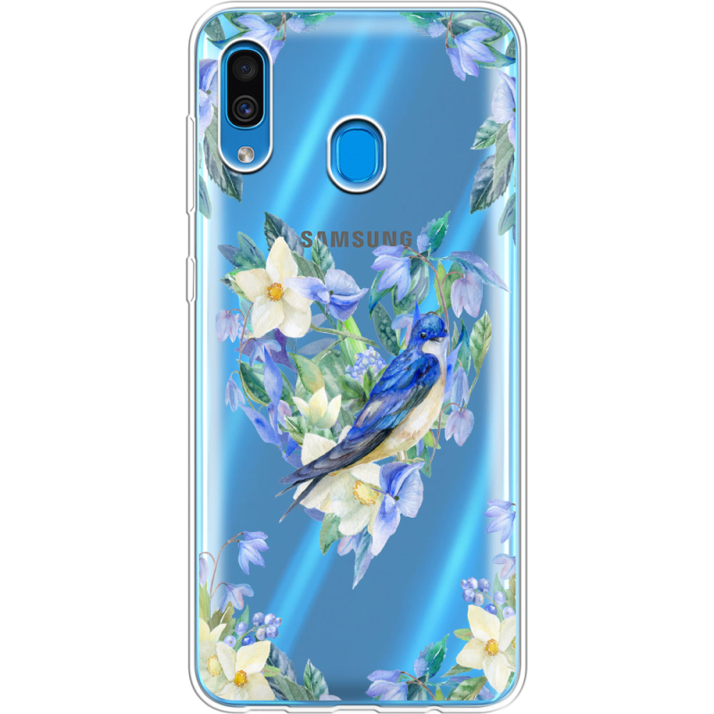 Прозрачный чехол Uprint Samsung A305 Galaxy A30 Spring Bird