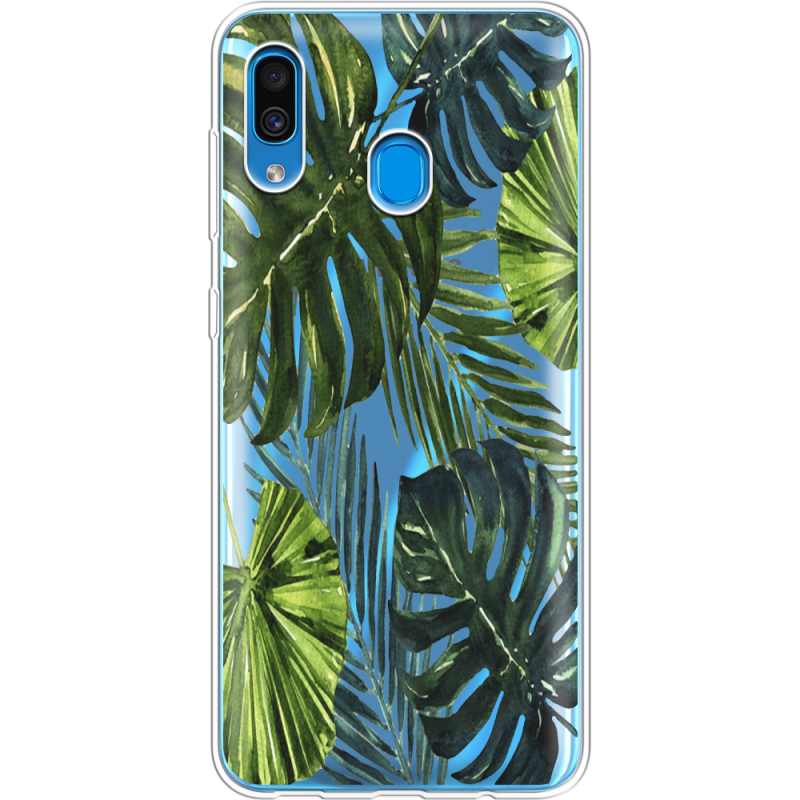 Прозрачный чехол Uprint Samsung A305 Galaxy A30 Palm Tree