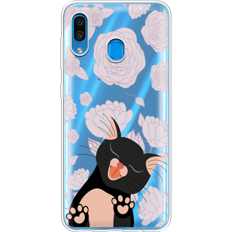 Прозрачный чехол Uprint Samsung A305 Galaxy A30 Meow
