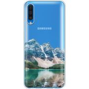 Прозрачный чехол Uprint Samsung A505 Galaxy A50 Blue Mountain