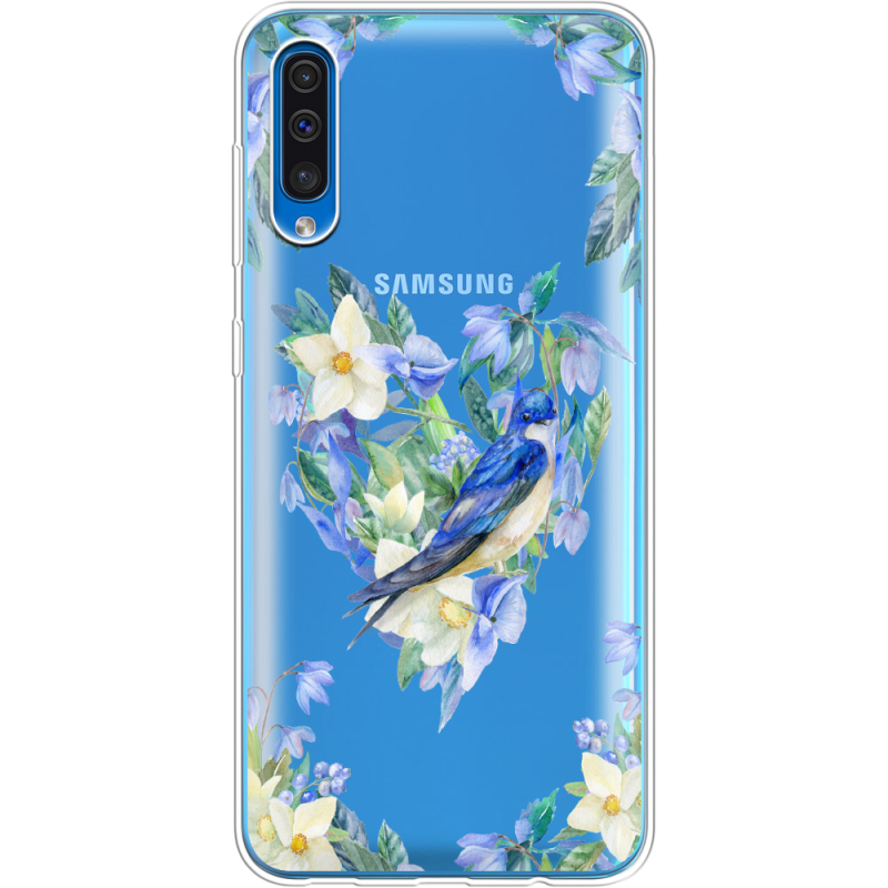 Прозрачный чехол Uprint Samsung A505 Galaxy A50 Spring Bird