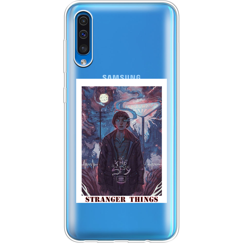 Прозрачный чехол Uprint Samsung A505 Galaxy A50 Stranger Things