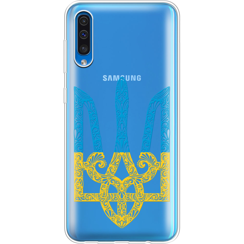 Прозрачный чехол Uprint Samsung A505 Galaxy A50 Gold Trident