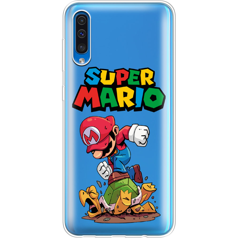 Прозрачный чехол Uprint Samsung A505 Galaxy A50 Super Mario