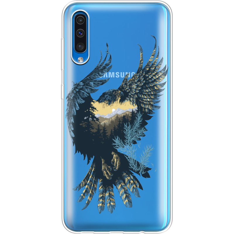 Прозрачный чехол Uprint Samsung A505 Galaxy A50 Eagle