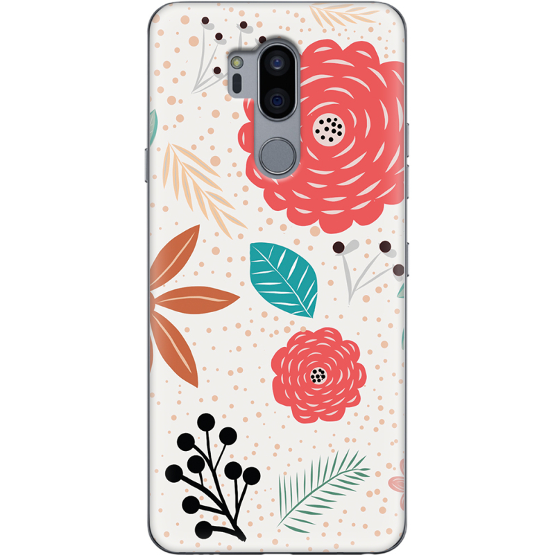 Чехол Uprint LG G7 / G7 Plus ThinQ Line Flowers