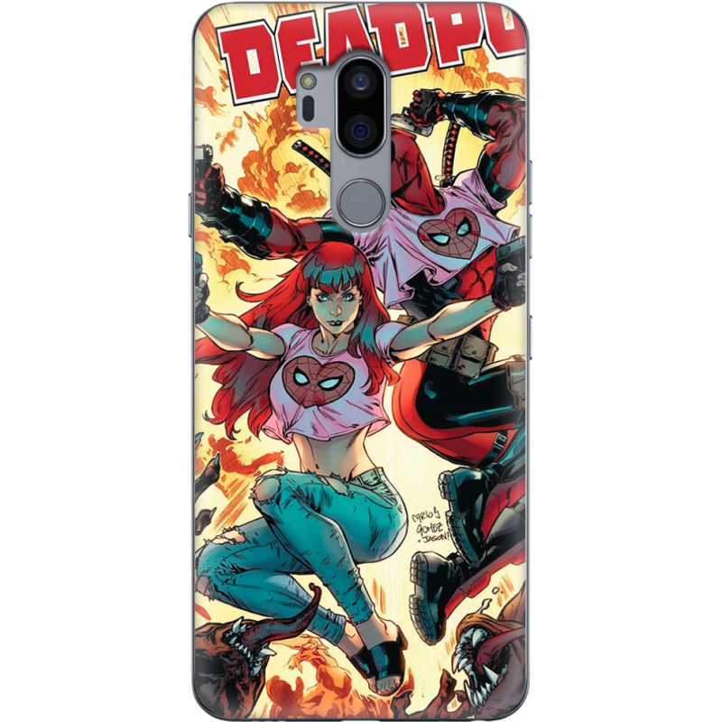 Чехол Uprint LG G7 / G7 Plus ThinQ Deadpool and Mary Jane