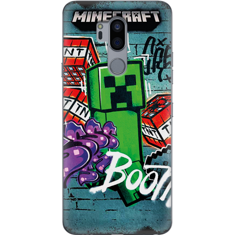 Чехол Uprint LG G7 / G7 Plus ThinQ Minecraft Graffiti
