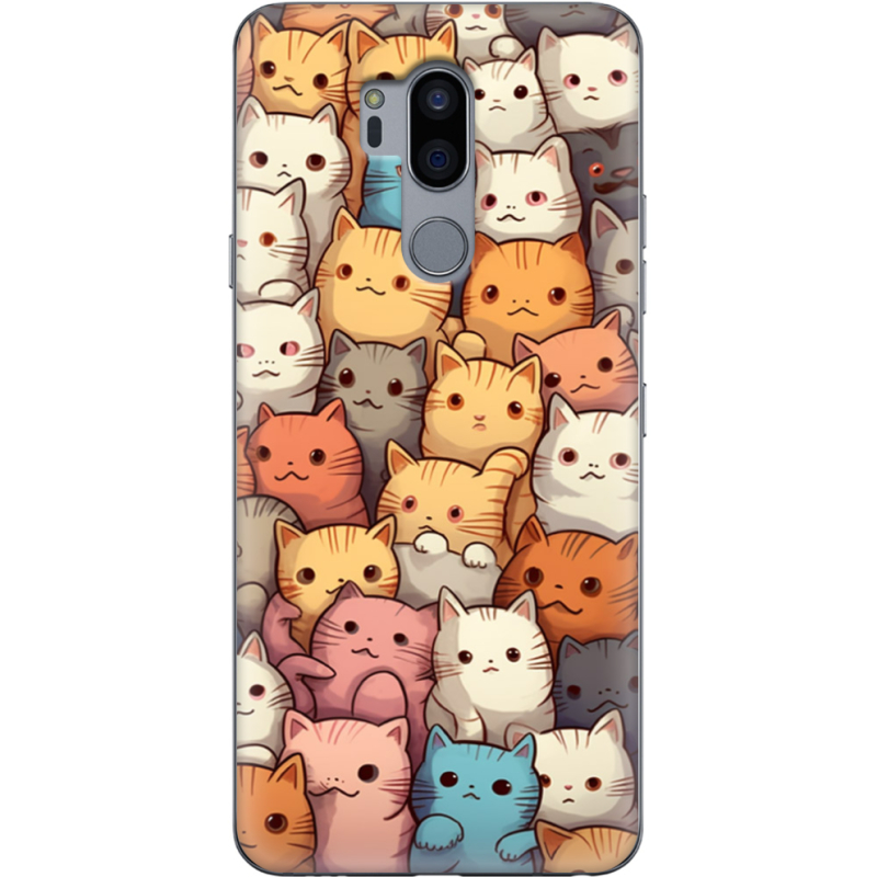 Чехол Uprint LG G7 / G7 Plus ThinQ Котики муркотики