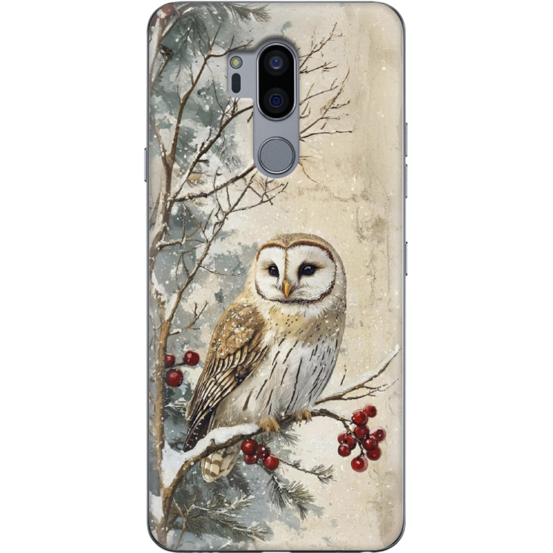 Чехол Uprint LG G7 / G7 Plus ThinQ Christmas Owl
