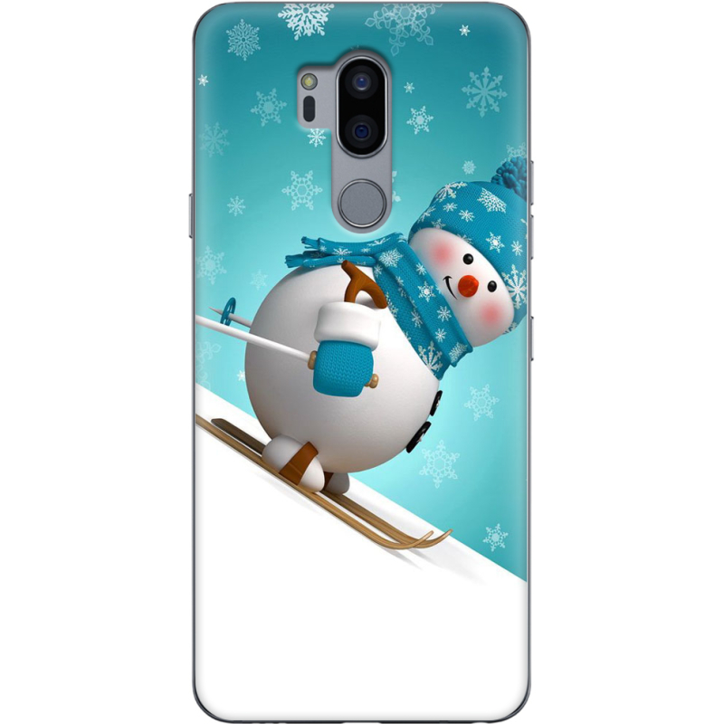 Чехол Uprint LG G7 / G7 Plus ThinQ Skier Snowman