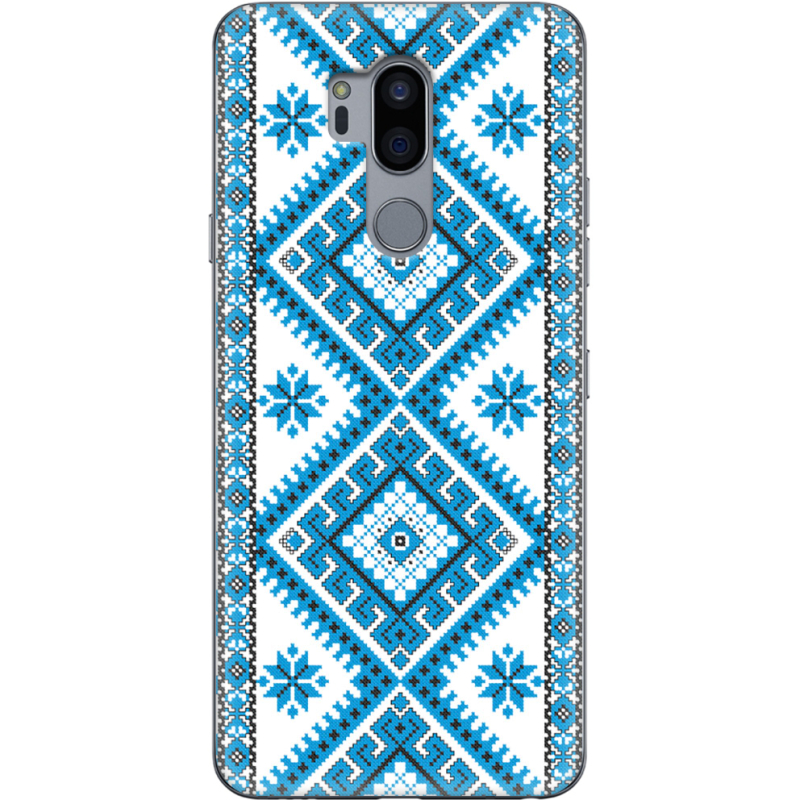 Чехол Uprint LG G7 / G7 Plus ThinQ Блакитний Орнамент
