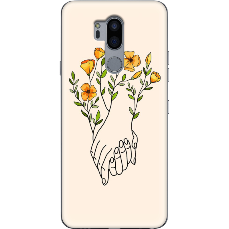 Чехол Uprint LG G7 / G7 Plus ThinQ Flower Hands