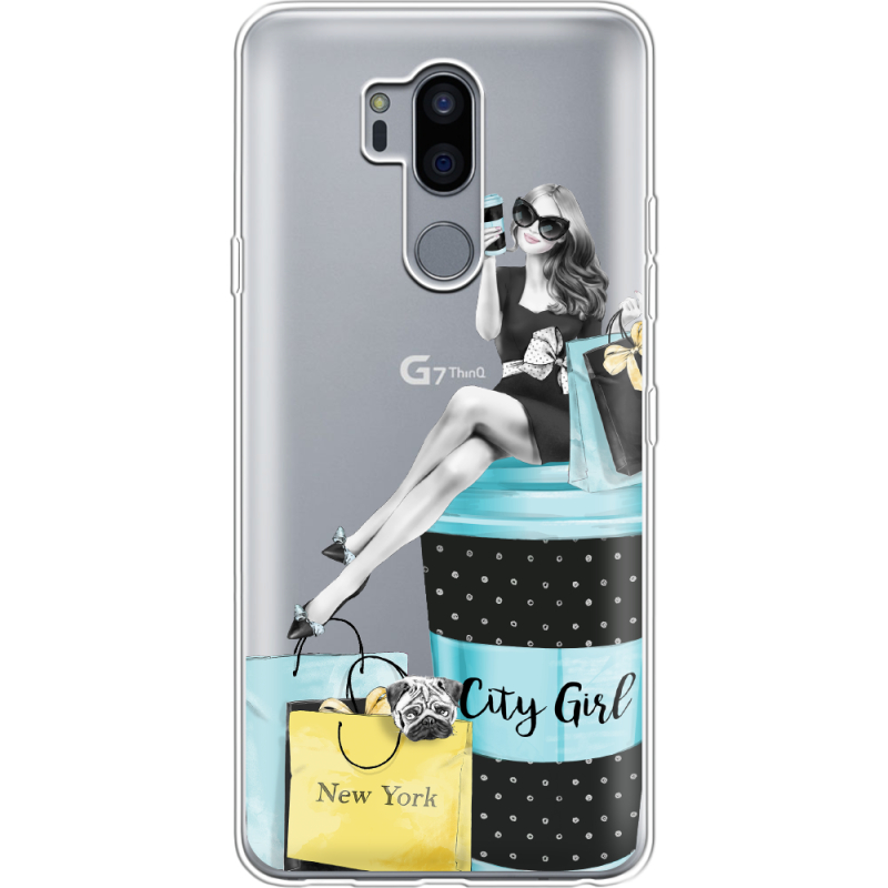 Прозрачный чехол Uprint LG G7 / G7 Plus ThinQ City Girl