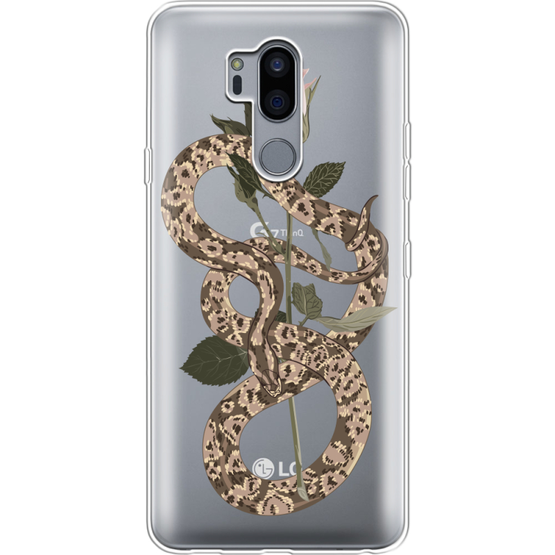 Прозрачный чехол Uprint LG G7 / G7 Plus ThinQ Glamor Snake